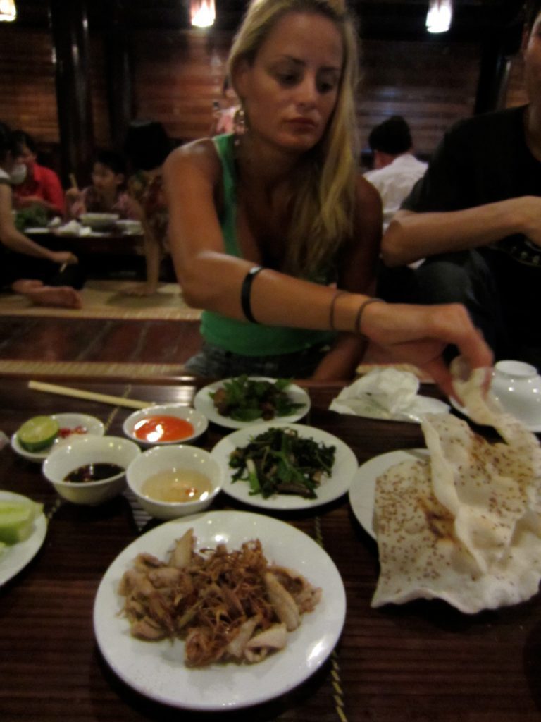 Eating Grass Snake in Hanoi, Vietnam