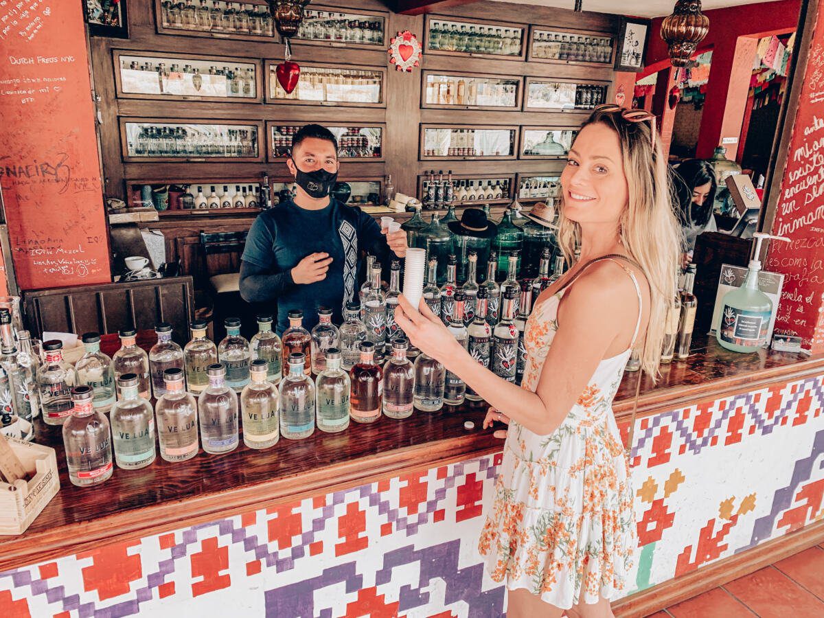 mezcal tasting in Oaxaca mexico