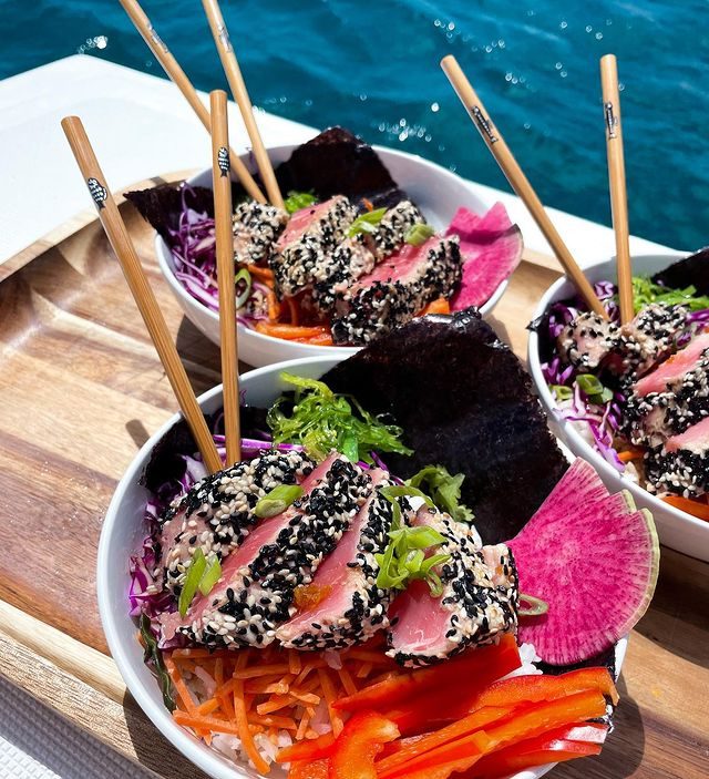 @madebymelkod Tuna bowls? Yes, please.​​​​​​​​
.​​​​​​​​
.​​​​​​​​
.​​​​​​​​
.​​​​​​​​
.​​​​​​​​
.​​​​​​​​
.​​​​​​​​
.​​​​​​​​
.​​​​​​​​
.​​​​​​​​
.​​​​​​​​
.​​​​​​​​
.​​​​​​​​
.​​​​​​​​
#instafood #foodnetwork #instadaily #foodie #foodblog #foodiesofinstagram #foodlover #instagood #love #beautiful #food #chef #foodplating #culinary #pink#theartofplating #cheflife #sushi #tuna #followme #tbt #foodnetwork #travel #photography #thesuperyachtchef #yum #yummyfood #yummy #ocean #yachtfood