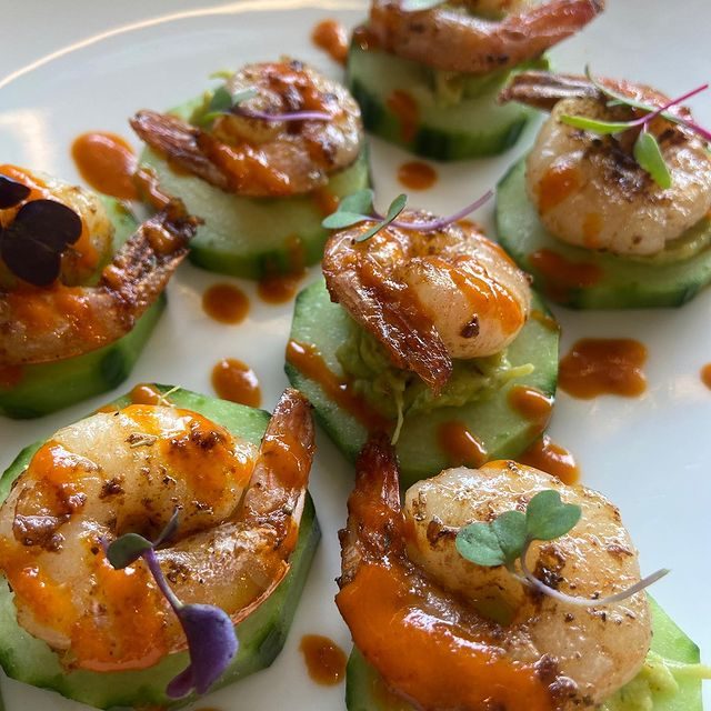@cupcakeatsea Cajun shrimp on cucumber with a dash of guacamole and drizzle of hot sauce. ​​​​​​​​
Micros... just cos I had them! ​​​​​​​​
.​​​​​​​​
.​​​​​​​​
.​​​​​​​​
.​​​​​​​​
.​​​​​​​​
​​​​​​​​
#simplesnacks #shrimp #canapes #delicious #spicy #cheflife #nibbles #bitesize #grateful #inspired #yachtchef #privatechef #dowhatyoulove #cooking #food #foodporn #foodie #instafood #cooking #foodphotography #cook #foodgasm #foodstagram #foodlover #dinner #foodblogger  #instachef #theartofplating  #eatingclean #foodart
